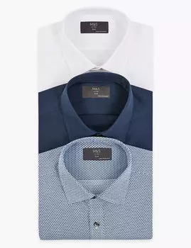 Комплект мужских рубашек с отделкой Easy Iron (3 шт)