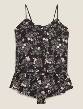 Комплект нижнего белья с цветочным принтом