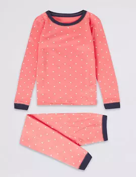 Комплект термобелья в горошек для девочки