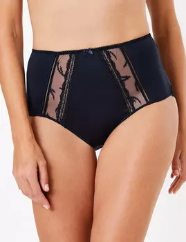 Комплект закрытых брифов с вышивкой (5 шт.)