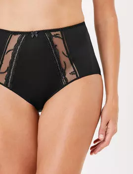 Комплект закрытых брифов с вышивкой (5 шт.)