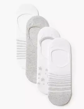 Короткие хлопковые носки для тренировок (4 шт)