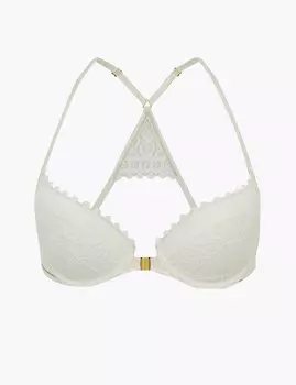 Кружевной бюстгальтер-планж с пуш-апом и чашкой A-DD