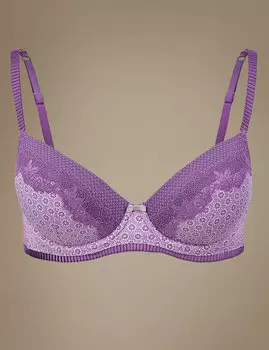 Кружевной бюстгалтер-планж А-Е