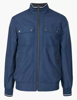 Куртка-бомбер мужская с карманами и технологией Stormwear™