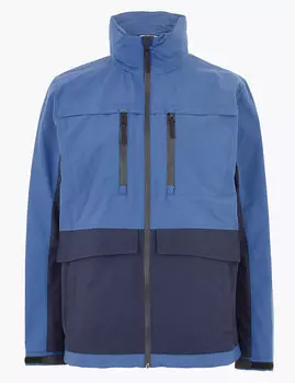 Куртка колор-блок с обработкой Stormwear ™