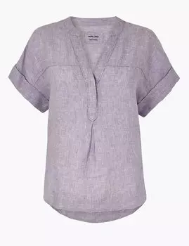 Льняная блузка