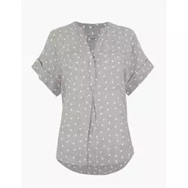 Льняная блузка в горошек, Marks&amp;Spencer