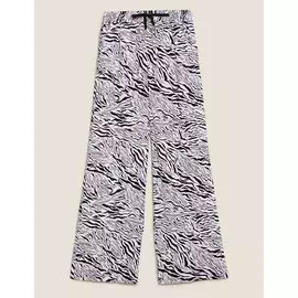 Льняные широкие брюки с эластичным поясом, Marks&amp;Spencer