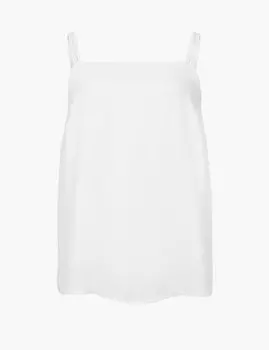 Майка на бретельках с квадратным вырезом