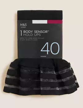Матовые чулки 40 ден Body Sensor™ с комфортной эластичной резинкой