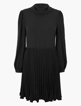 Мини-платье с плиссировкой