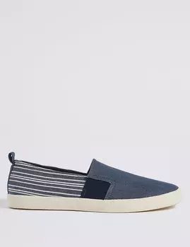 Мокасины мужские Slip-on в полоску