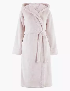 Мягкий халат с капюшоном