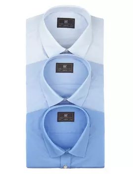 Мультиупаковка Easy to Iron: 3 однотонные рубашки