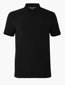 Мужская футболка-поло из чистого хлопка