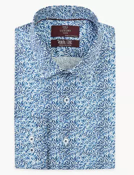 Мужская рубашка с принтом Ивы от Уильяма Морриса