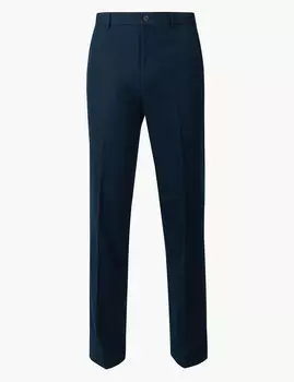 Мужские текстурные брюки с добавлением льна