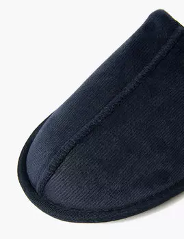 Мужские вельветовые тапочки-мюли