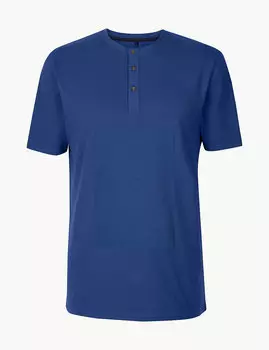 Мужской пижамный топ с коротким рукавом