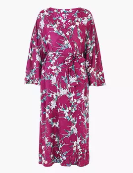 Накидка с цветочным принтом