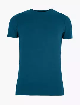 Нательная футболка из хлопковой смеси Supersoft Supima®