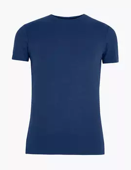 Нательная футболка из хлопковой смеси Supersoft Supima®