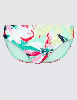 Низ купальника бикини с ярким цветочным принтом