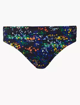Низ купальника бикини с ярким принтом