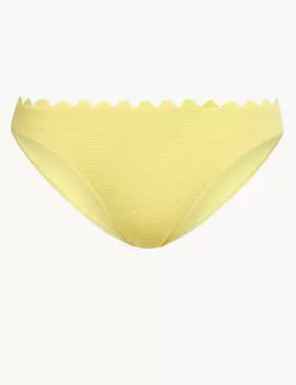 Низ купальника бикини в стиле хипстер с отделкой морской гребешок