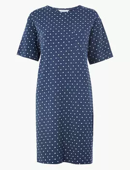 Ночная сорочка с коротким рукавом