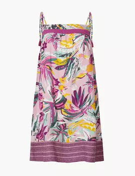 Ночная сорочка с тропическим принтом