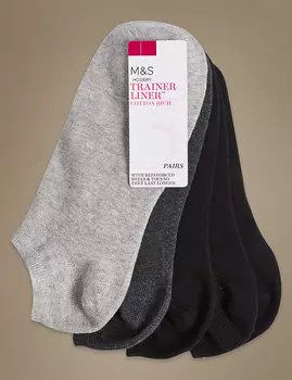 Носки однотонные короткие для спорта (5 пар)