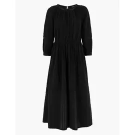 Обрезное по талии платье из хлопкового кружева, Marks&amp;Spencer