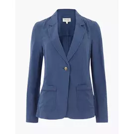 Однобортный пиджак с добавлением льна , Marks&amp;Spencer