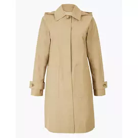 Пальто хлопковое со съемным капюшоном, Marks&amp;Spencer