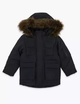 Парка с капюшоном и отделкой Stormwear ™