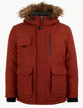 Парка с отделкой из искусственного меха и технологией Thermowarmth ™