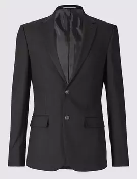 Пиджак черный зауженный