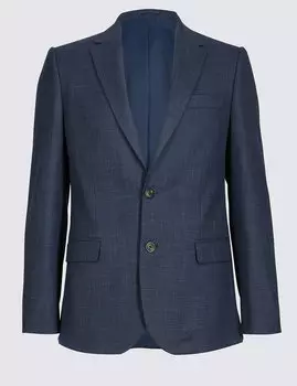 Пиджак приталенный текстурированный на две пуговицы