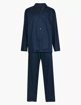 Пижама мужская в мелкий горошек и технологией StaySoft ™
