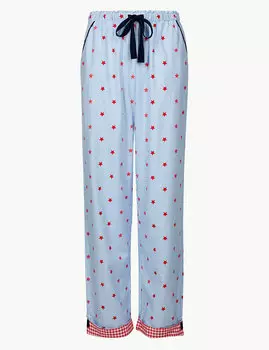 Пижамные брюки с принтом Звезды