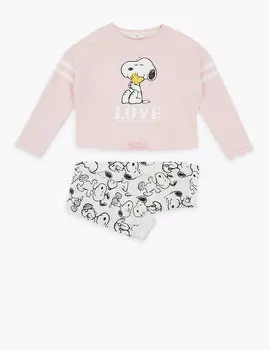 Пижамный комплект с принтом Snoopy ™ и надписью Love