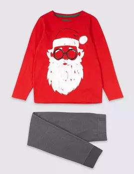 Пижамный комплект Санта-Клаус для мальчика 3-16 лет