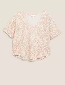 Пижамный топ Flexifit™ с животным принтом