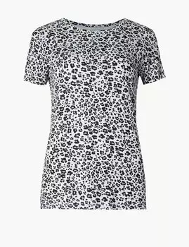 Пижамный топ с коротким рукавом