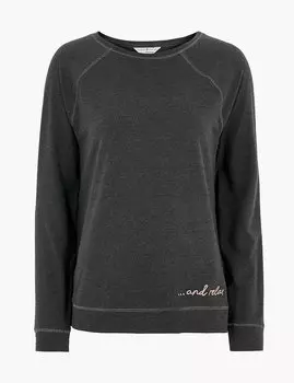 Пижамный топ с надписью And Relax