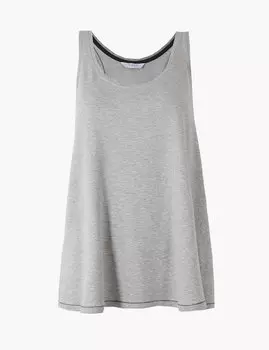 Пижамный топ с надписью Плечо