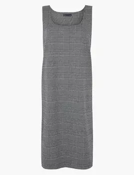 Платье-миди в клетку