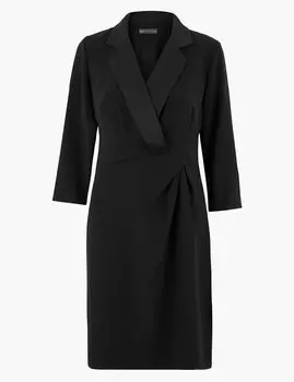 Платье-смокинг с рукавом 3/4